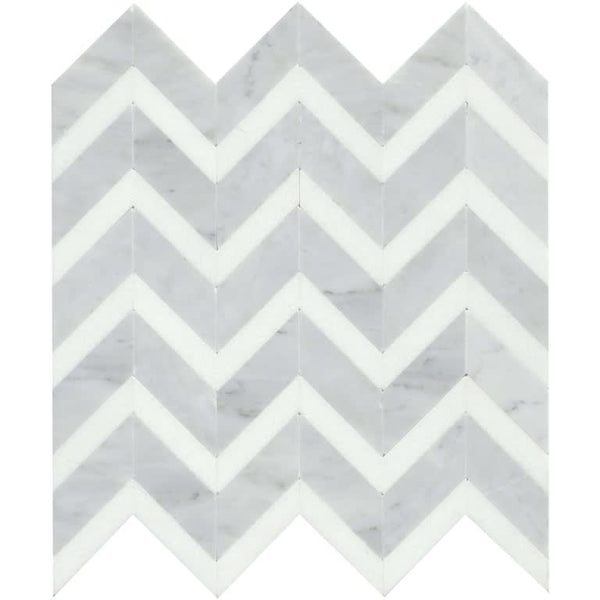 BIZOU WHITE/WHITE PL CHEV/MO