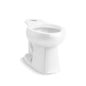 Windham™ Toilet Bowl, Floor Mount, 12 in Rough, ADA, Elongated, White