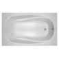 Lansford 72" x 42" Whirlpool Bathtub with 8 Hydro Jets and EasyCare Acrylic - Drop In or Alcove Installation