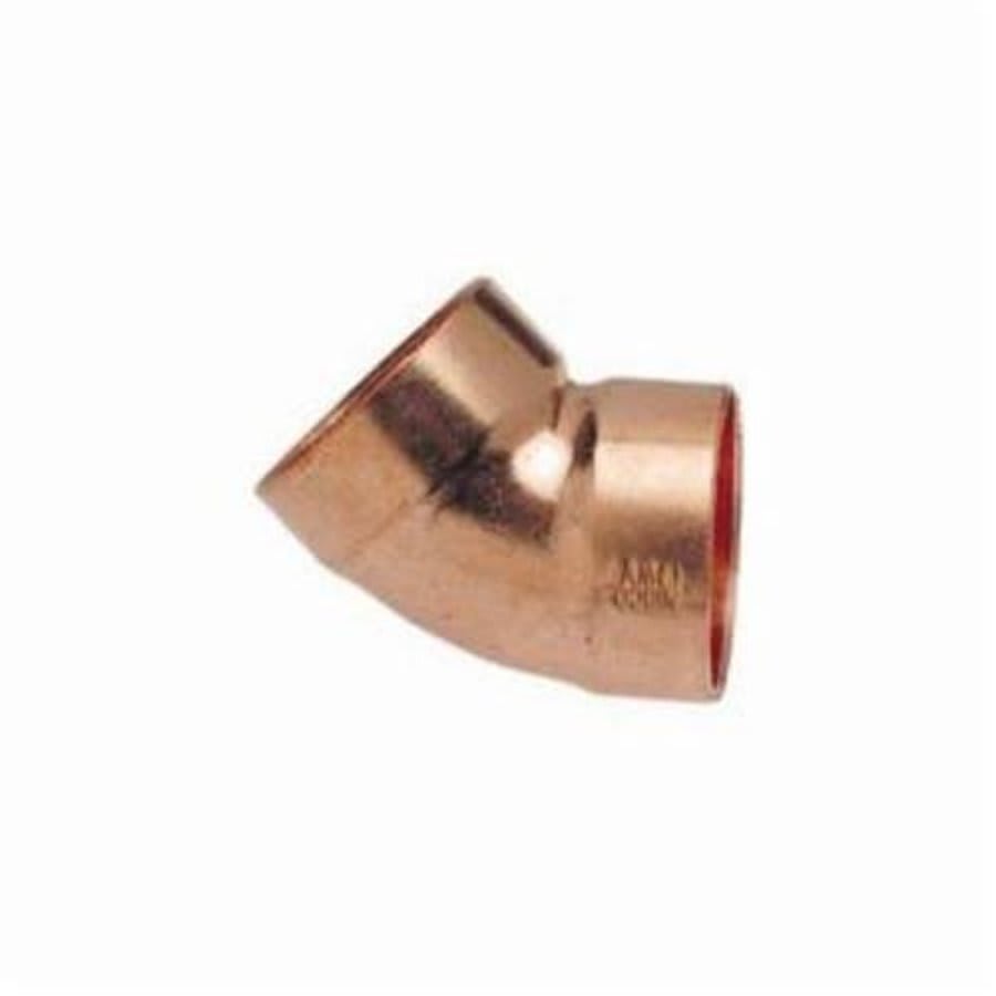 DWV 45 deg Elbow, 1-1/2 in, C, Copper
