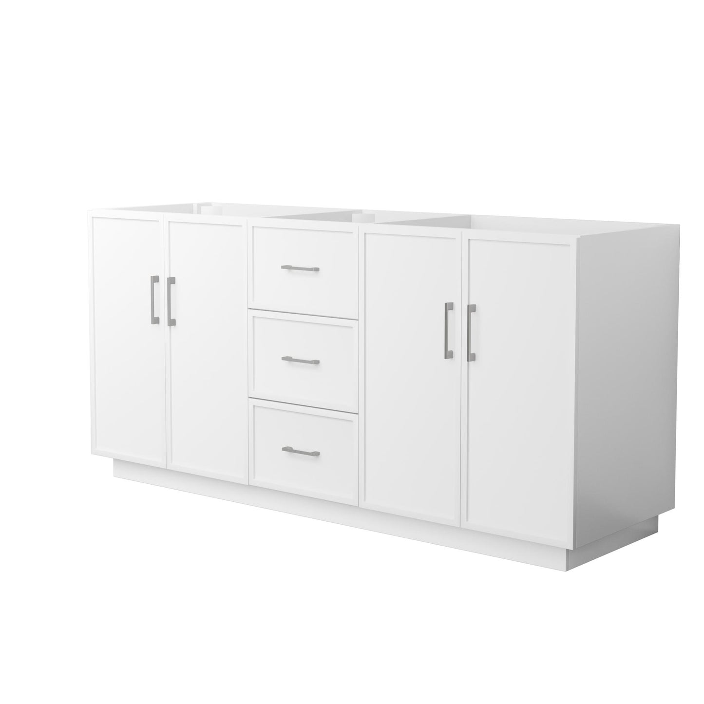 Elan Double Bathroom Vanity with Toe Kick - 71W x 34.25H x 21.5D