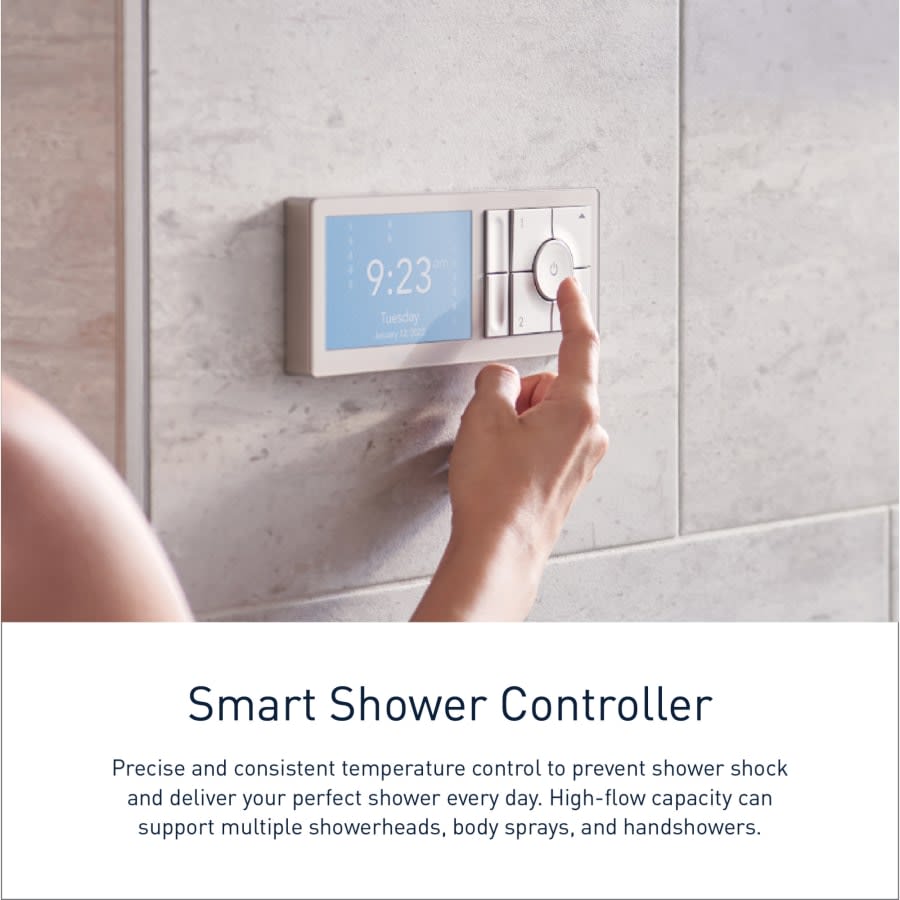 Smart Shower 4-Outlet Digital Shower Controller with 3/4" Connections and Wifi Technology