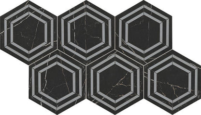 Perpetuo Tuxedo Hexagon 8X9 Matte