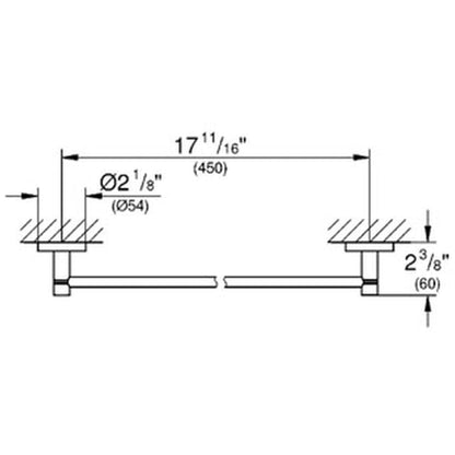 Essentials 18" Towel Bar