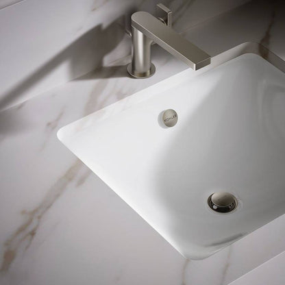 Iron Plains 18-9/16" Drop In Enameled Cast Iron Bathroom Sink with Overflow