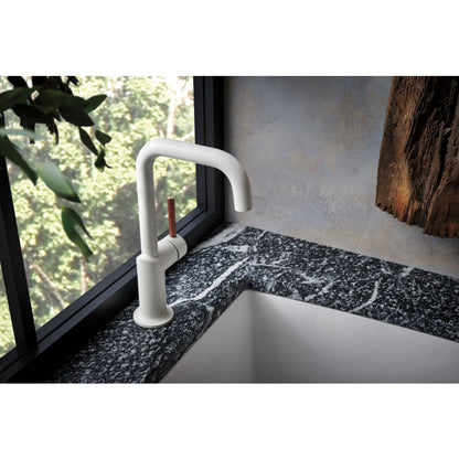 Odin 1.8 GPM Single Hole Bar Faucet with Square Spout - Less Handle