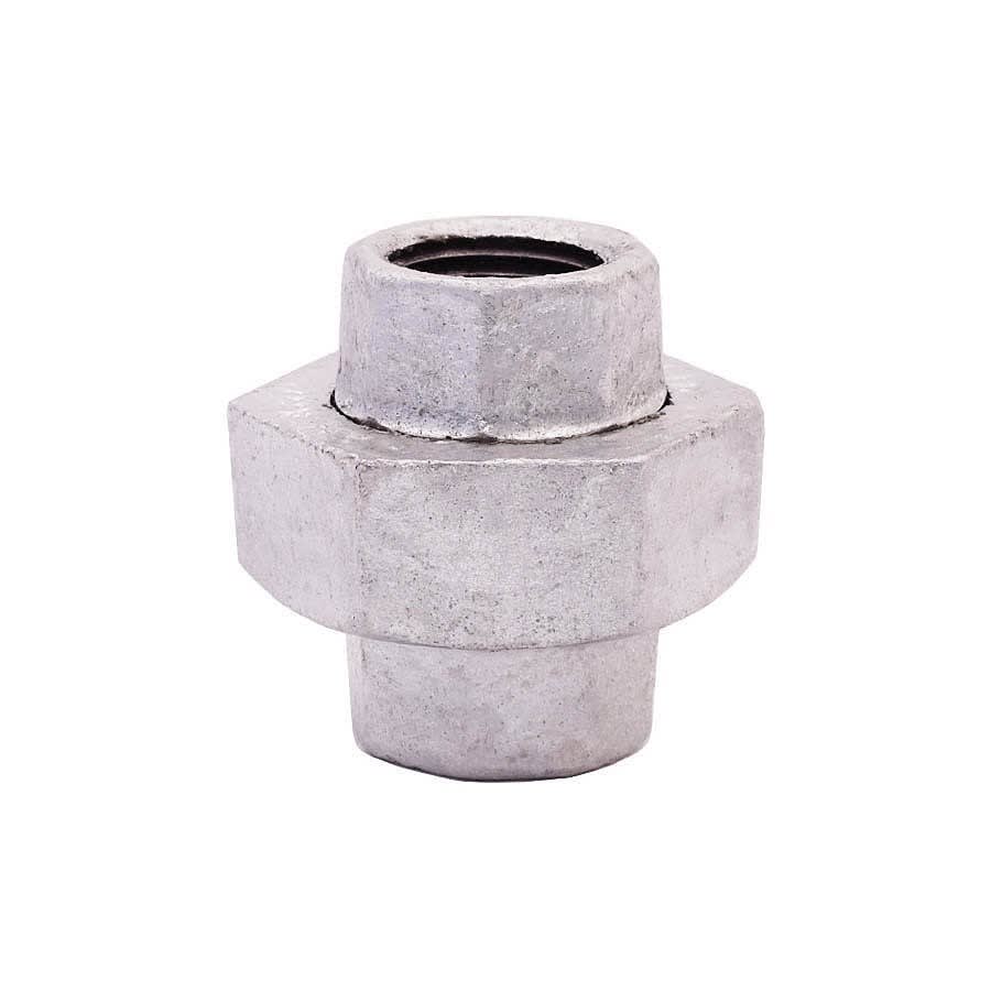 Union, 1-1/4 in, FNPT, 150 lb, Malleable Iron, Galvanized