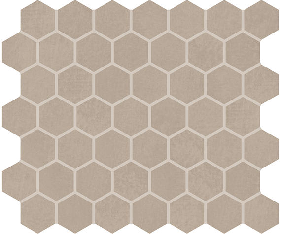 Moroccan Concrete Taupe Hexagon 8X9 Matte