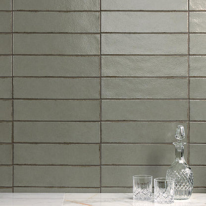 Terramater Lichen Rectangle, Wave Crest 3.5X15 Glossy