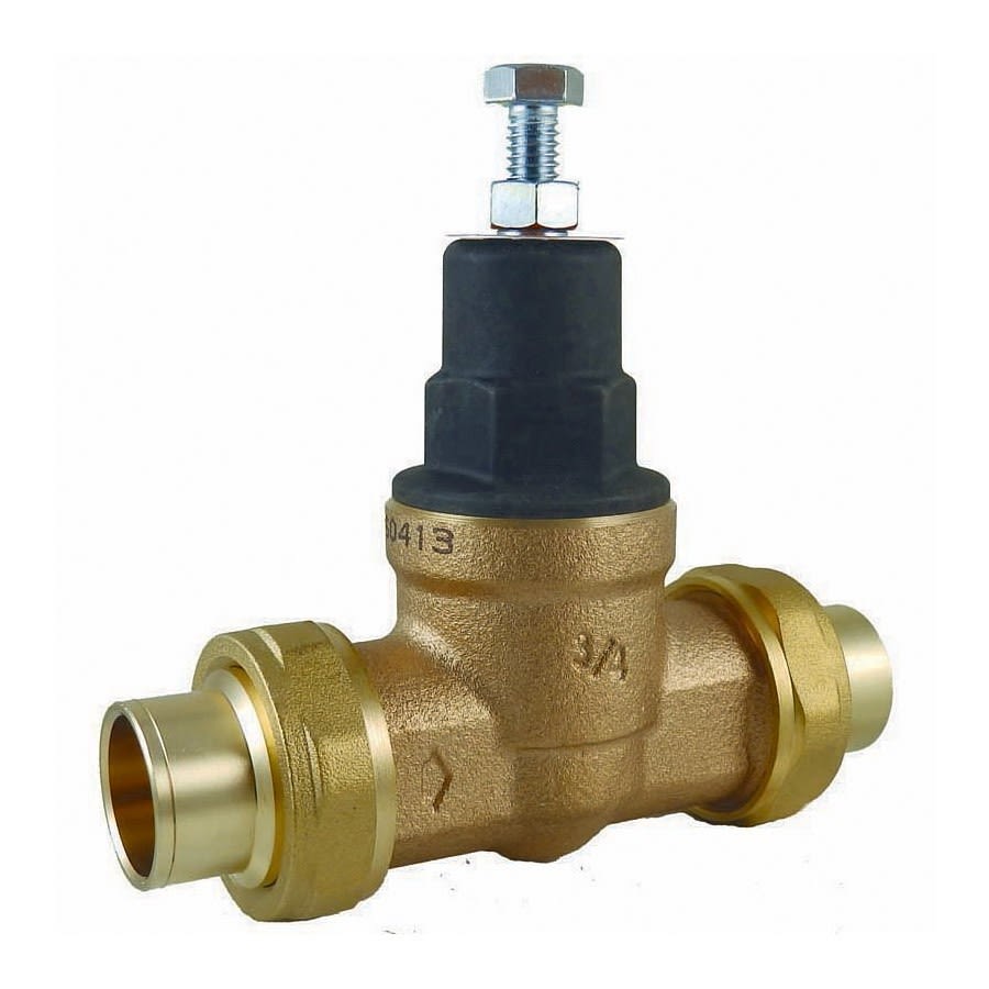 Water Pressure Regulator, 1 in, Union C, Bronze