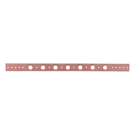 Flat Bracket, 5/8 in Hole, 25 lb, Cold Rolled Steel, Copper Bonded™ Domestic
