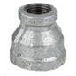Reducer Coupling, 1-1/2 x 1 in, FNPT, 150 lb, Malleable Iron, Galvanized, Domestic