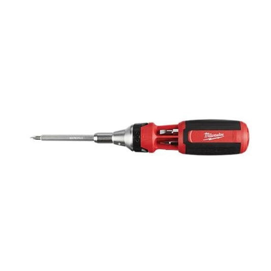 Ratcheting Screwdriver, Various, Hex, Philips, Slotted, Square