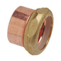 DWV Slip Joint Adapter, 1-1/2 in, C x Slip Joint, Copper