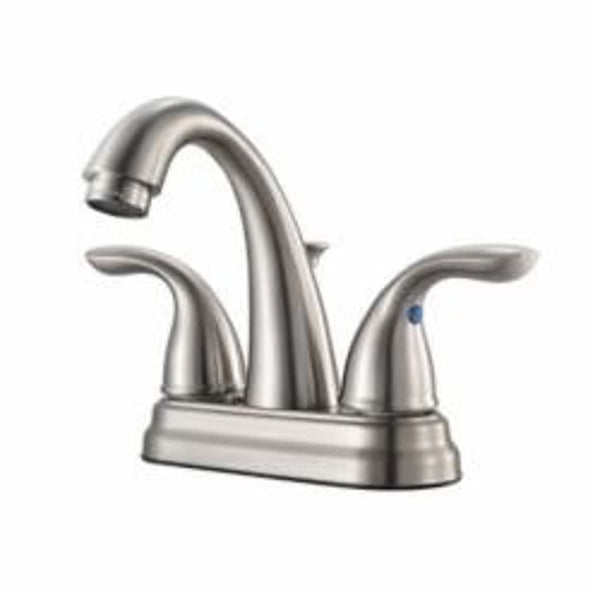 Pfirst Series™ Centerset Lavatory Faucet, ADA, 2 Handle, 3-Hole, 1.2 gpm, Brushed Nickel
