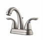 Pfirst Series™ Centerset Lavatory Faucet, ADA, 2 Handle, 3-Hole, 1.2 gpm, Brushed Nickel