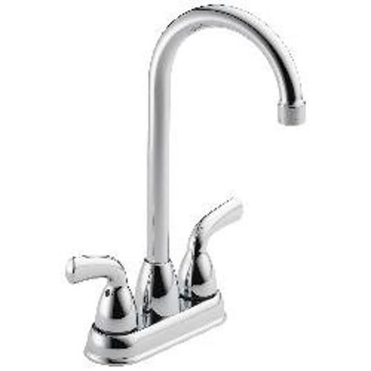 Foundations® Bar Faucet, Deck Mount, ADA, 2 Lever Handle, 2-Hole, Chrome