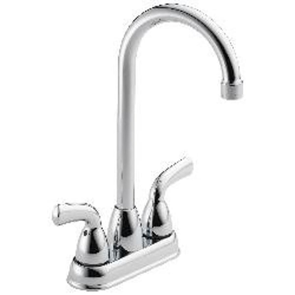 Foundations® Bar Faucet, Deck Mount, ADA, 2 Lever Handle, 2-Hole, Chrome