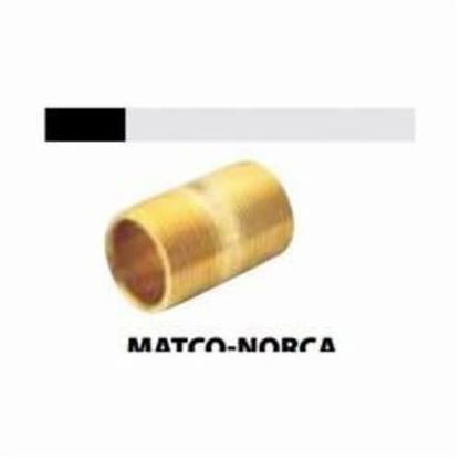 Nipple, 2 in, 3 in L, MNPT, Brass