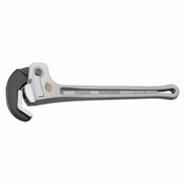 RapidGrip® Pipe Wrench, 2 in, Spring Loaded Jaw, Aluminum Handle