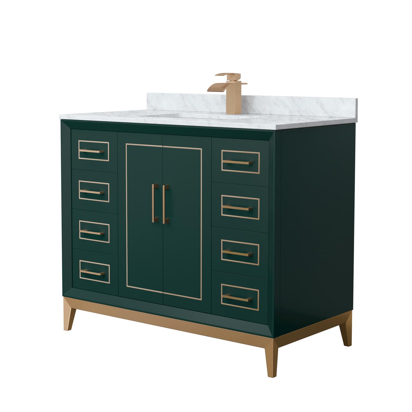Marlena Single Bathroom Vanity - 42W x 35.25H x 22D