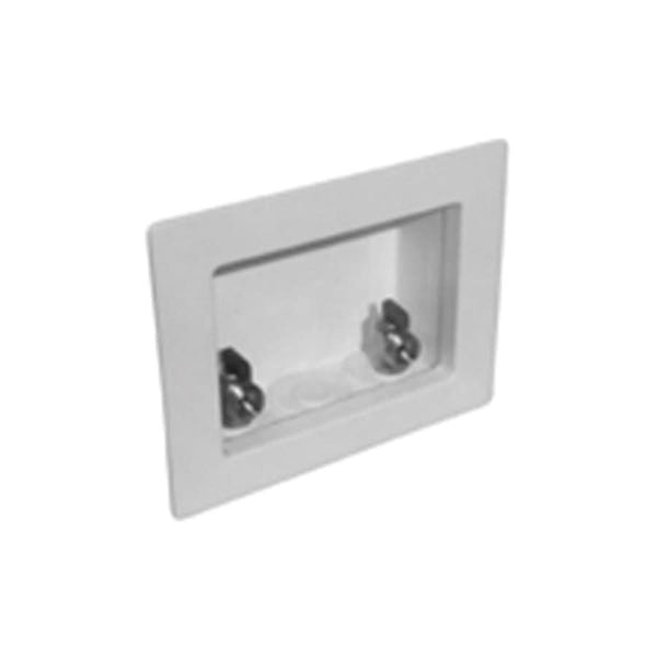 Switch Hitter® Unassembled Washing Machine Outlet Box, High Impact Plastic