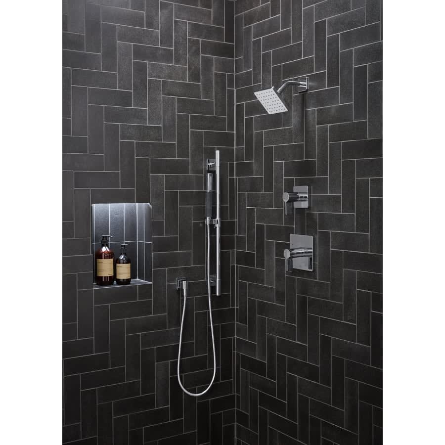 Parallel Pressure Balanced Valve Trim Only with Single Lever Handle - Less Rough In