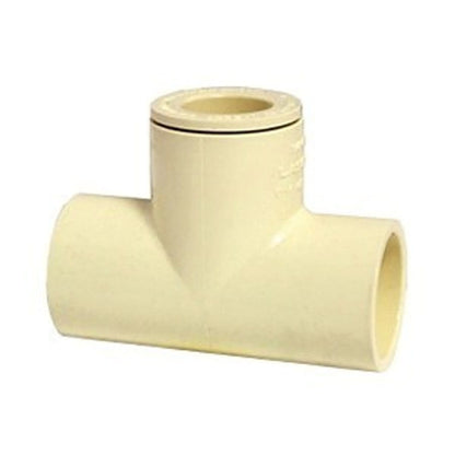 Tee, 1-1/2 x 3/4 in, Socket, SCH 40/STD, CPVC