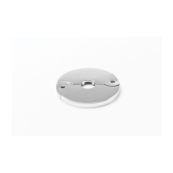 Economy F&C Split Ring Escutcheon, 5/8 in OD (1/2 in CTS & 3/8 in IPS), Polished Chrome