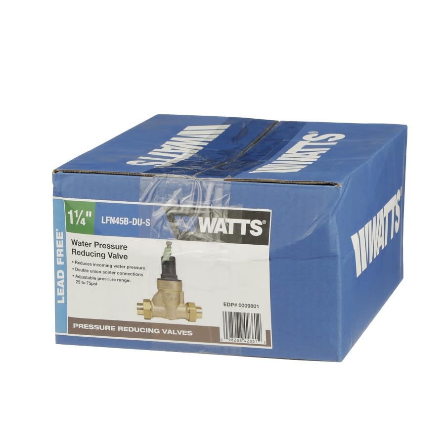 Pressure Reducing Valve, 1-1/4 in, Union C, Bronze