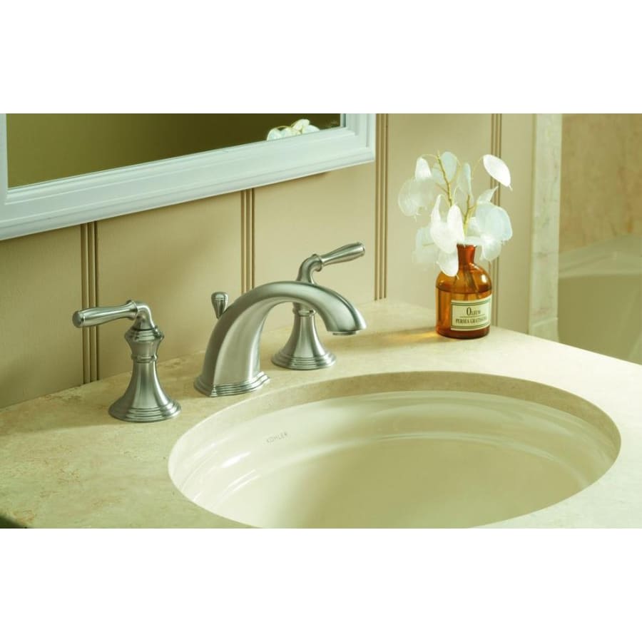 Devonshire Widespread Bathroom Faucet with UltraGlide Valve and Quick Mount Technology - Free Metal Pop-Up Drain Assembly with Purchase