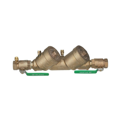 950XLT2 Double Check Backflow Preventer, 1-1/4 in, FNPT, Bronze