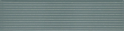 Color Story Pinstripes Tranquility Rectangle, Fluted 2X8 Glossy