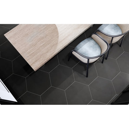 RHYTHM HEX BLACK 19X22