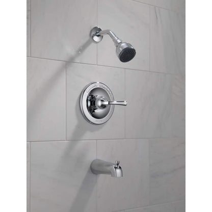 Foundations Single-Handle 1-Spray Tub and Shower Faucet in Chrome (Valve Included)