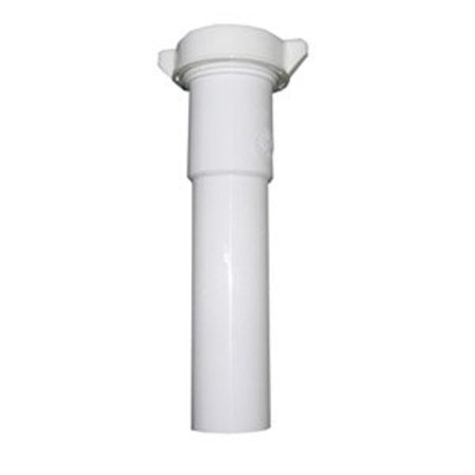 Tubular Extension, 1-1/4 in, Tube x Slip Joint, White