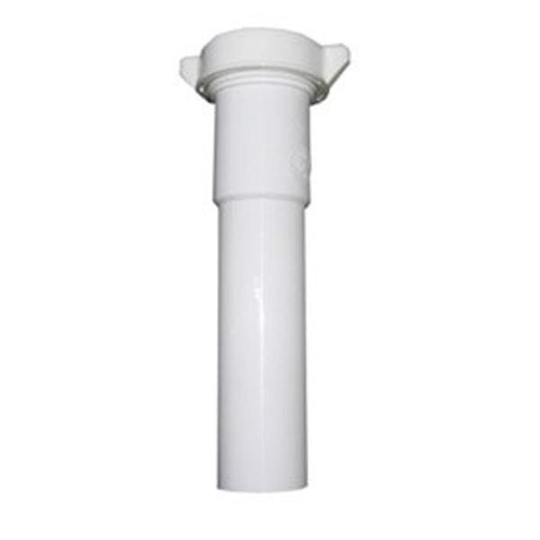 Tubular Extension, 1-1/4 in, Tube x Slip Joint, White