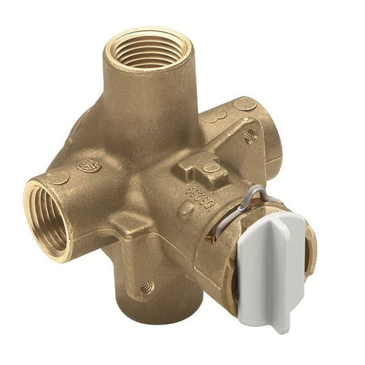 M-Pact® Rough-In Valve, 1/2 in, IPS, Brass Body