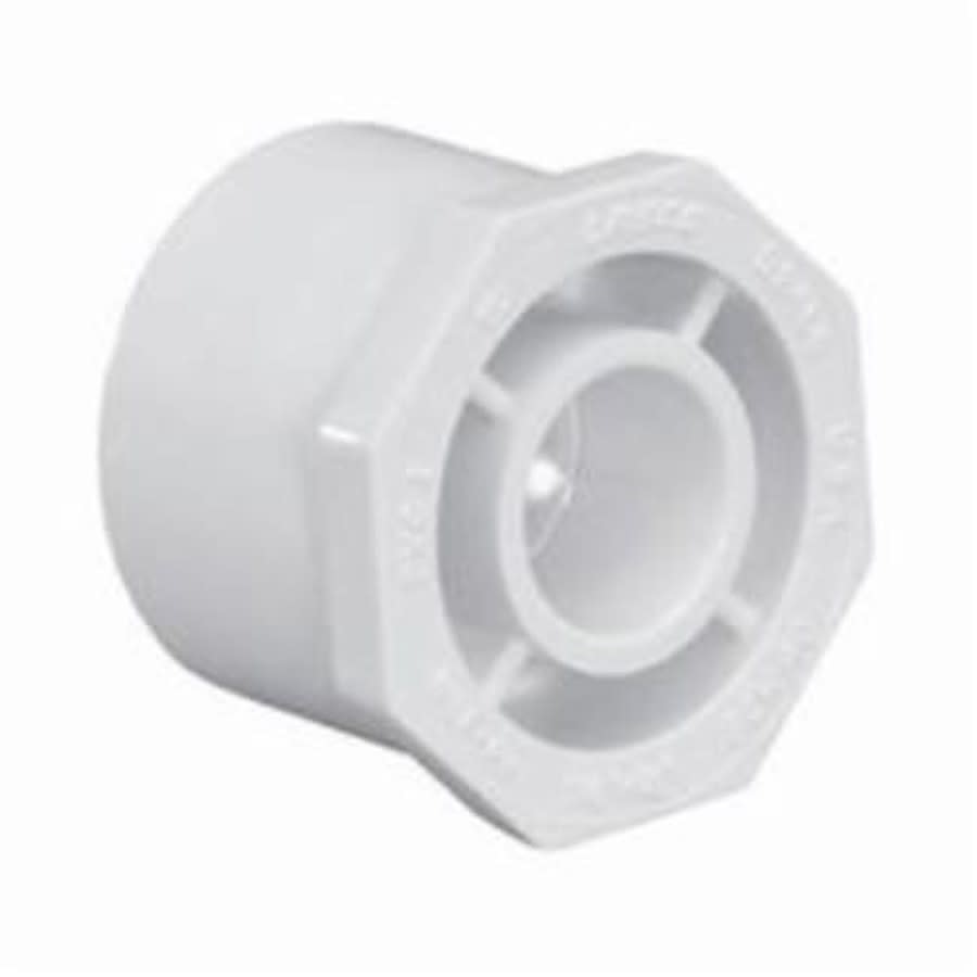 Bushing, 1 x 1/2 in, Socket x Spigot, SCH 40/STD, PVC