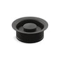 Disposal Flange With Stopper, 4-7/16 in Dia, Metal, Matte Black