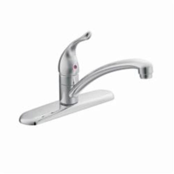 Chateau® Kitchen Faucet, Deck Mount, ADA, 1 Lever Handle, 3-Hole, Polished Chrome