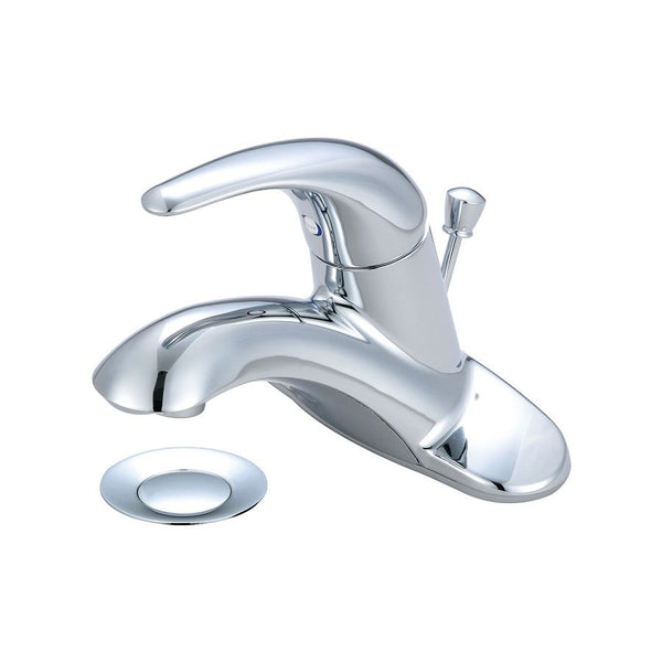 Legacy Centerset Lavatory Faucet, ADA, 1 Handle, 2-Hole, 1.5 gpm, Polished Chrome