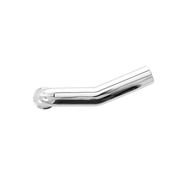 22.5 deg Tubular Wall Bend, 1-1/2 in, 17 ga, Chrome