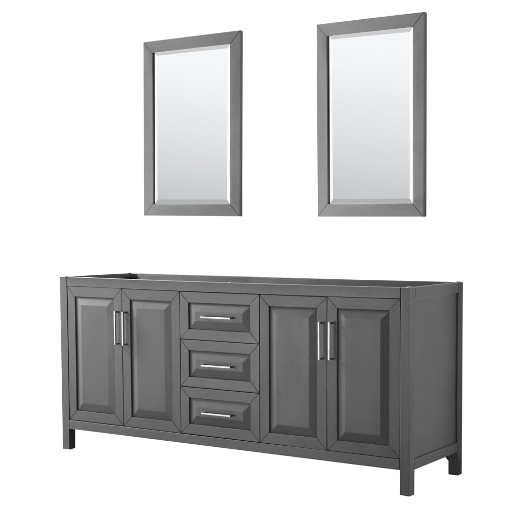 Daria Double Bathroom Vanity - 78.75W x 35H x 21.5D