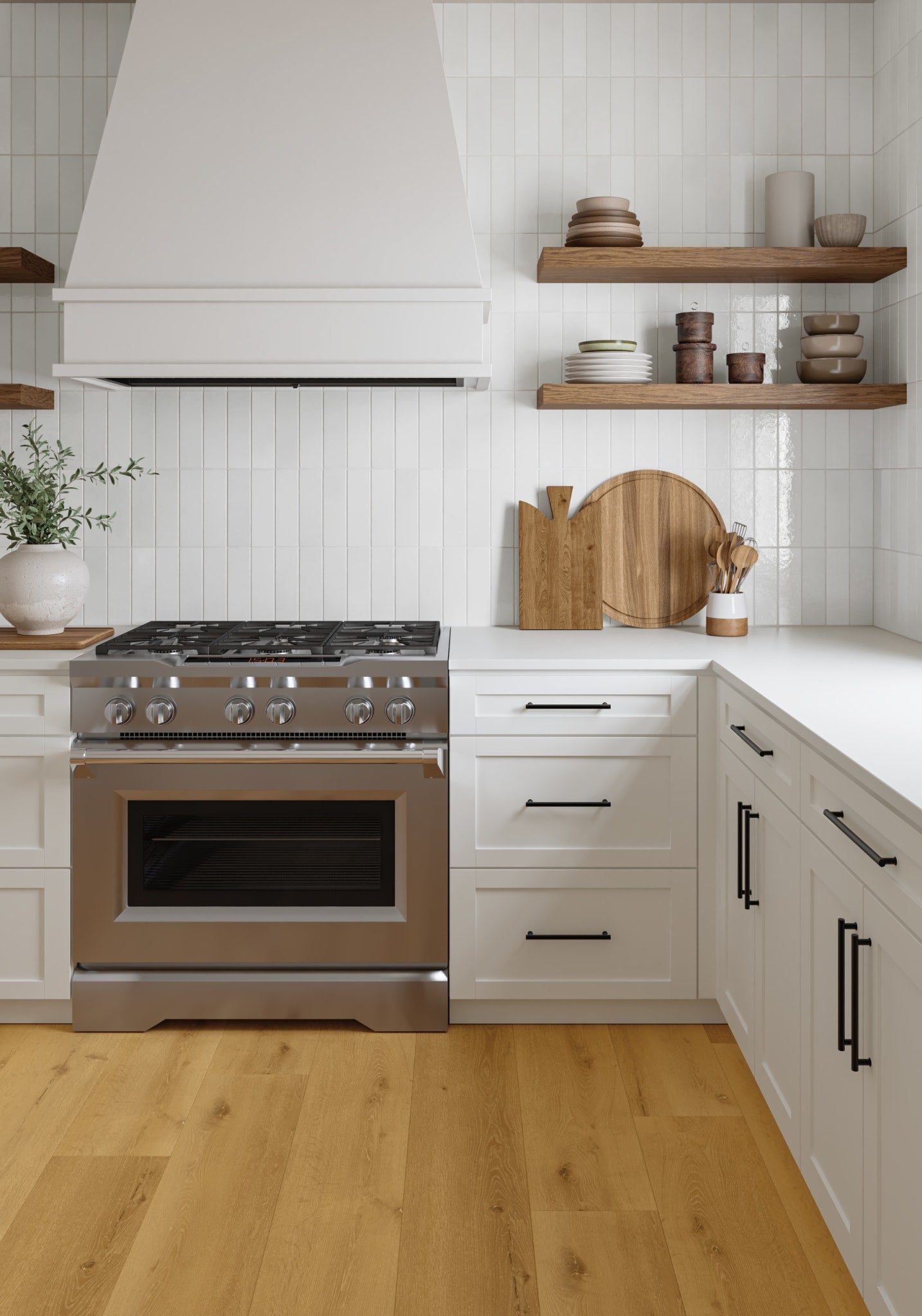 Cloé 2.5X8 Glossy Ceramic Tile in White