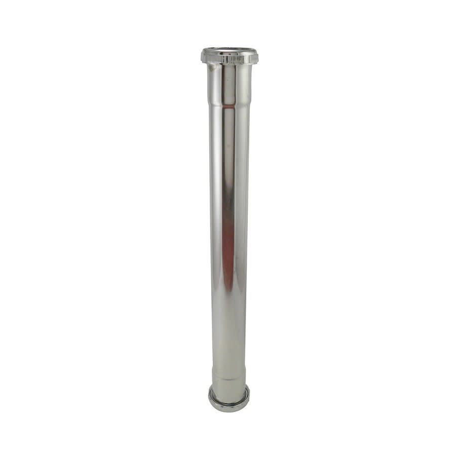 Tubular Extension, 1-1/2 in, Slip Joint, 20 ga, Chrome
