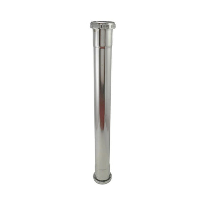 Tubular Extension, 1-1/2 in, Slip Joint, 20 ga, Chrome