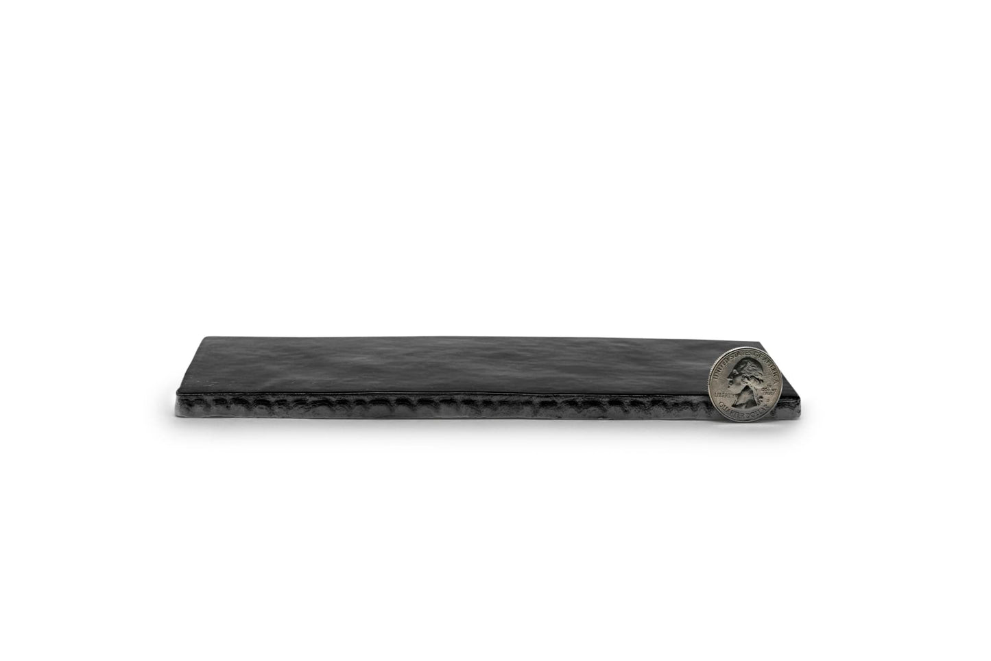 Cloé 2.5X8 Glossy Ceramic Tile in Black