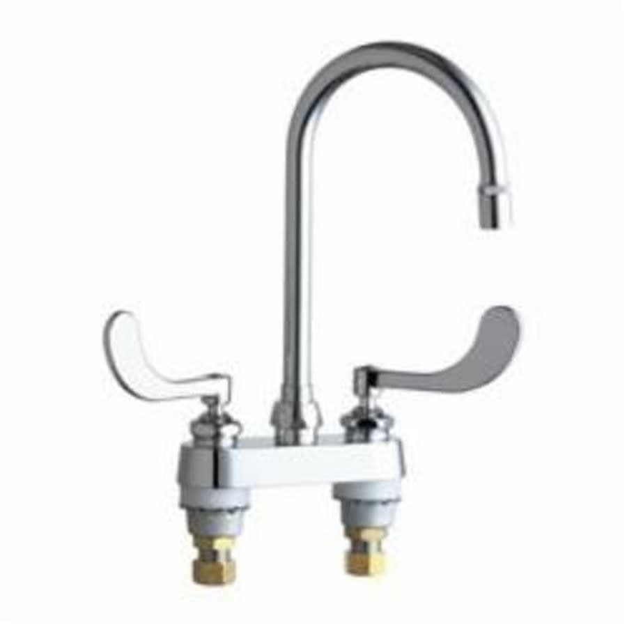 Centerset Lavatory Faucet, ADA, 2 Handle, 2-Hole, 1.5 gpm, Polished Chrome