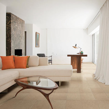 Limestone Corton Sable Rectangle, Lite Honed 12X24 Honed